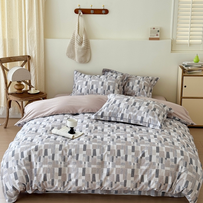 于果 2025新款全棉纯棉生态磨毛四件套 凌川