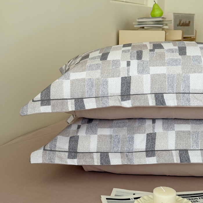 91家纺网 家纺一手货源 找家纺 于果 2025新款全棉纯棉生态磨毛四件套 凌川