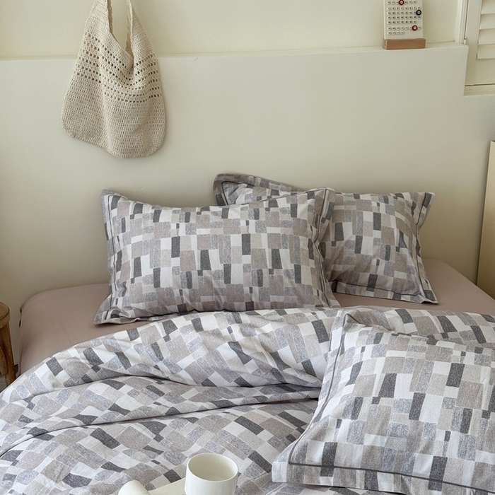 91家纺网 家纺一手货源 找家纺 于果 2025新款全棉纯棉生态磨毛四件套 凌川