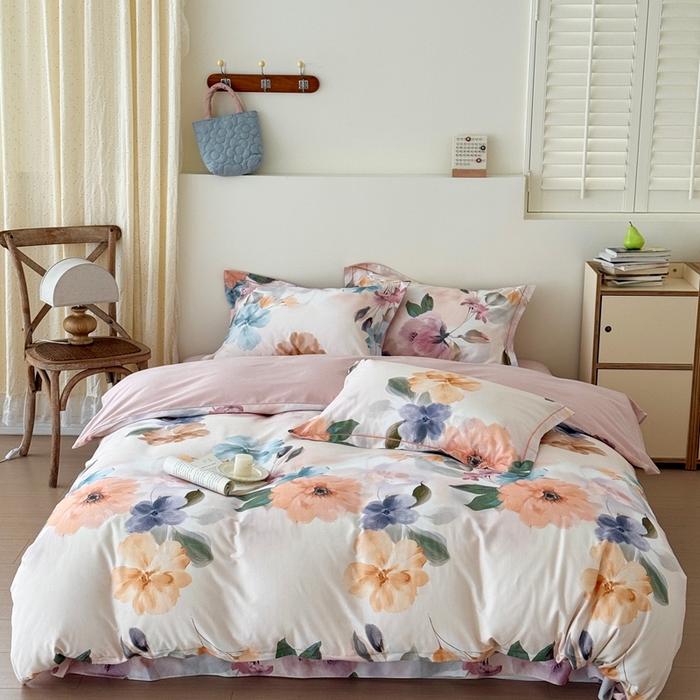 于果 2025新款全棉纯棉生态磨毛四件套 玛雅