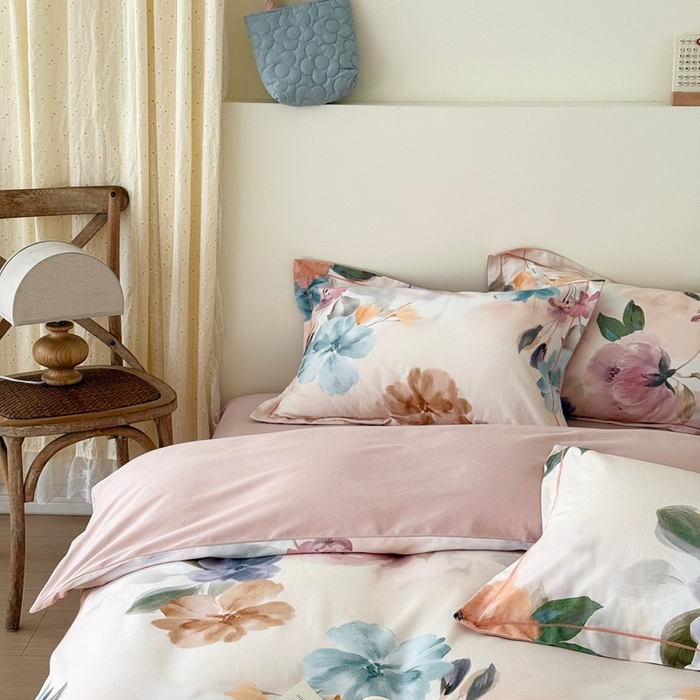 91家纺网 家纺一手货源 找家纺 于果 2025新款全棉纯棉生态磨毛四件套 玛雅