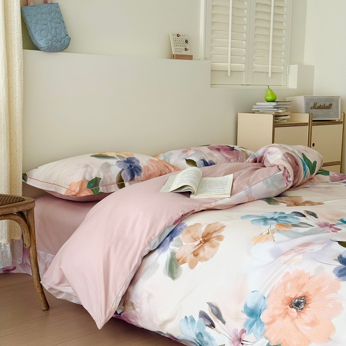 91家纺网 家纺一手货源 找家纺 于果 2025新款全棉纯棉生态磨毛四件套 玛雅