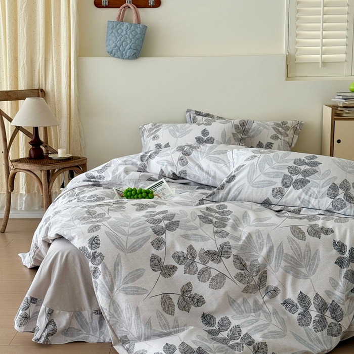 91家纺网 家纺一手货源 找家纺 于果 2025新款全棉纯棉生态磨毛四件套 奇幻曲