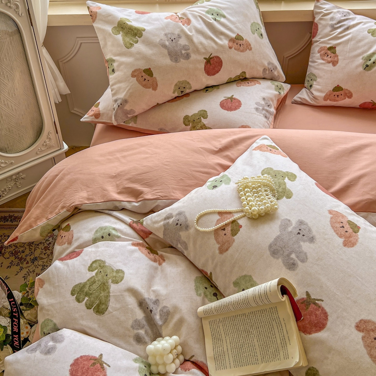 91家纺网 家纺一手货源 找家纺 田野 2025新款全棉13360加厚磨毛印花四件套 乐享