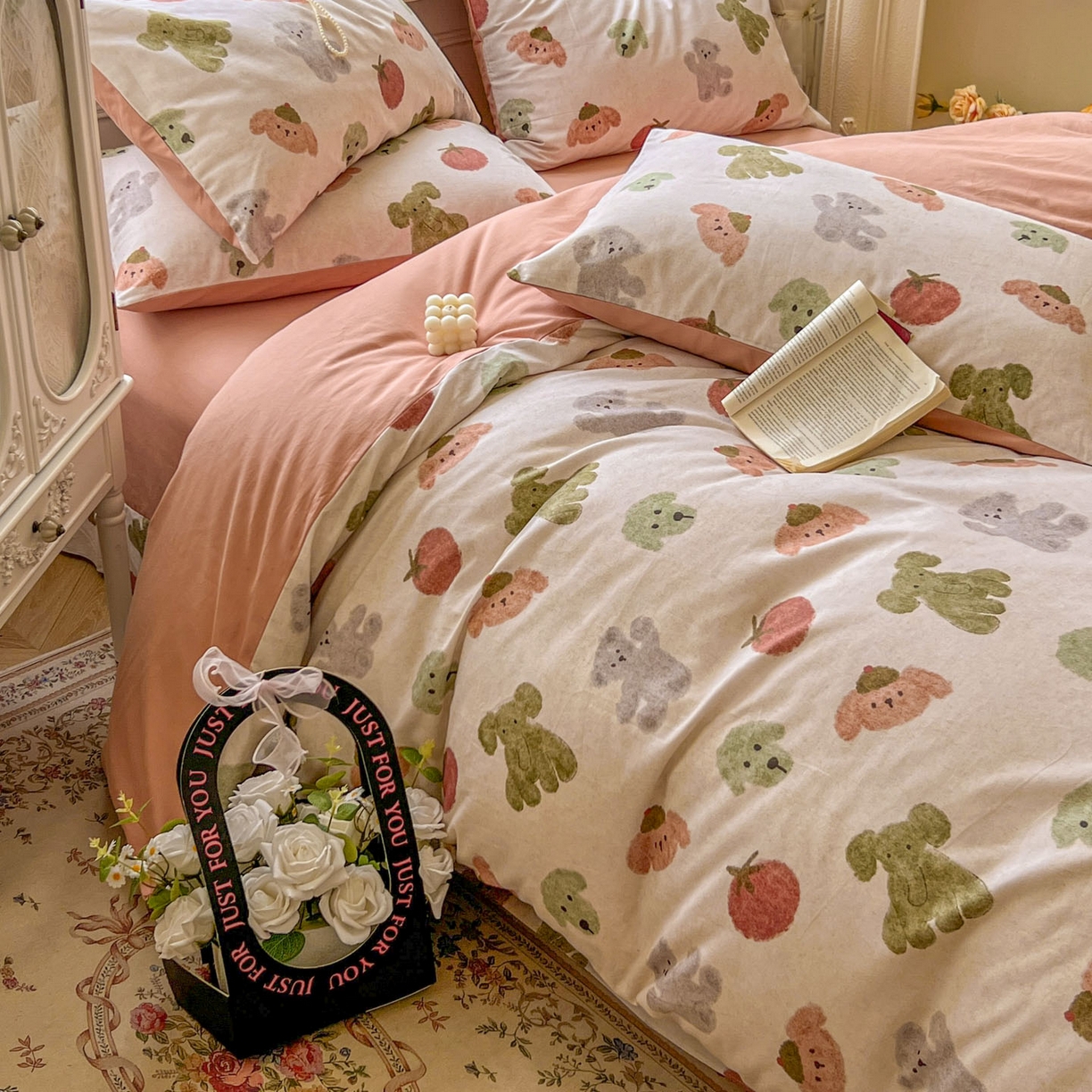 91家纺网 家纺一手货源 找家纺 田野 2025新款全棉13360加厚磨毛印花四件套 乐享