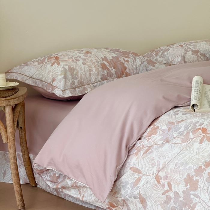 91家纺网 家纺一手货源 找家纺 于果 2025新款全棉纯棉生态磨毛四件套 恬觅