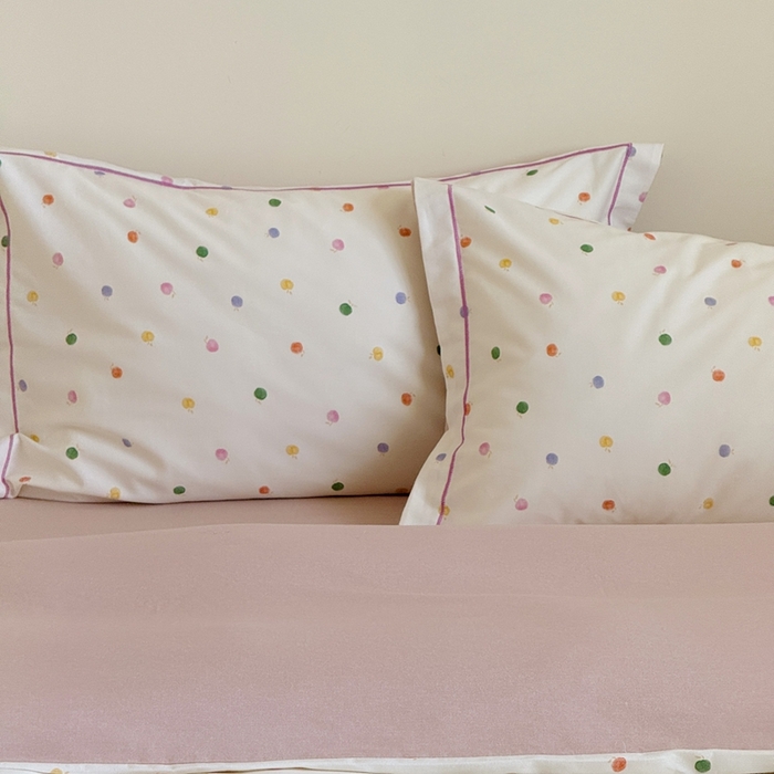 91家纺网 家纺一手货源 找家纺 于果 2025新款全棉纯棉生态磨毛四件套 甜心乐园