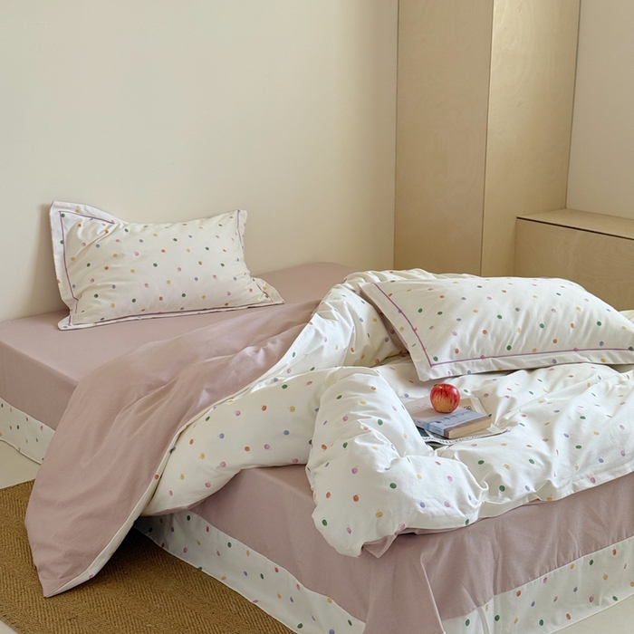 91家纺网 家纺一手货源 找家纺 于果 2025新款全棉纯棉生态磨毛四件套 甜心乐园