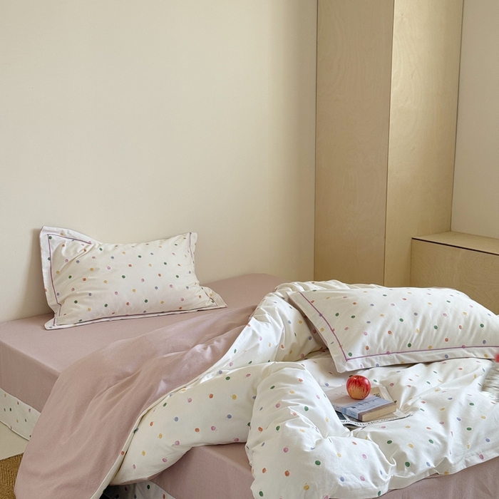 91家纺网 家纺一手货源 找家纺 于果 2025新款全棉纯棉生态磨毛四件套 甜心乐园