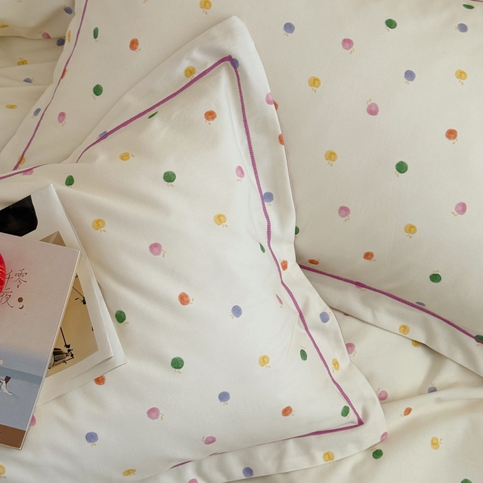 91家纺网 家纺一手货源 找家纺 于果 2025新款全棉纯棉生态磨毛四件套 甜心乐园