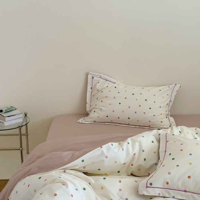 91家纺网 家纺一手货源 找家纺 于果 2025新款全棉纯棉生态磨毛四件套 甜心乐园