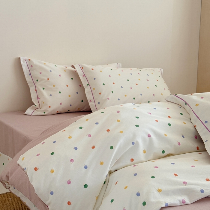 91家纺网 家纺一手货源 找家纺 于果 2025新款全棉纯棉生态磨毛四件套 甜心乐园