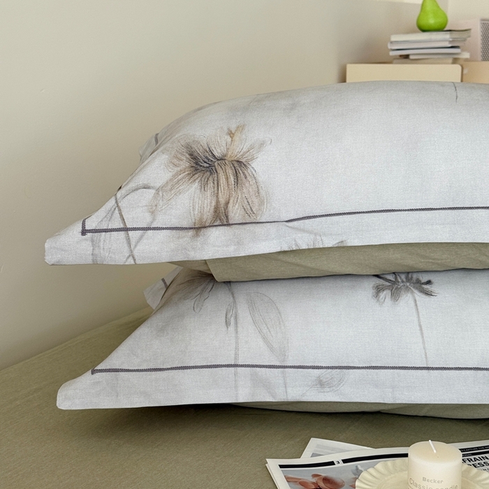 91家纺网 家纺一手货源 找家纺 于果 2025新款全棉纯棉生态磨毛四件套 喜秋集