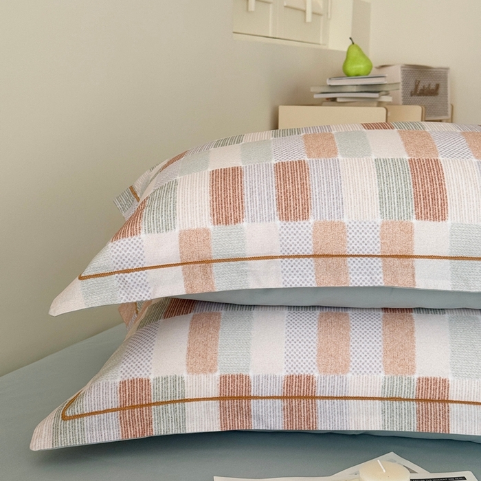 91家纺网 家纺一手货源 找家纺 于果 2025新款全棉纯棉生态磨毛四件套 闲偶