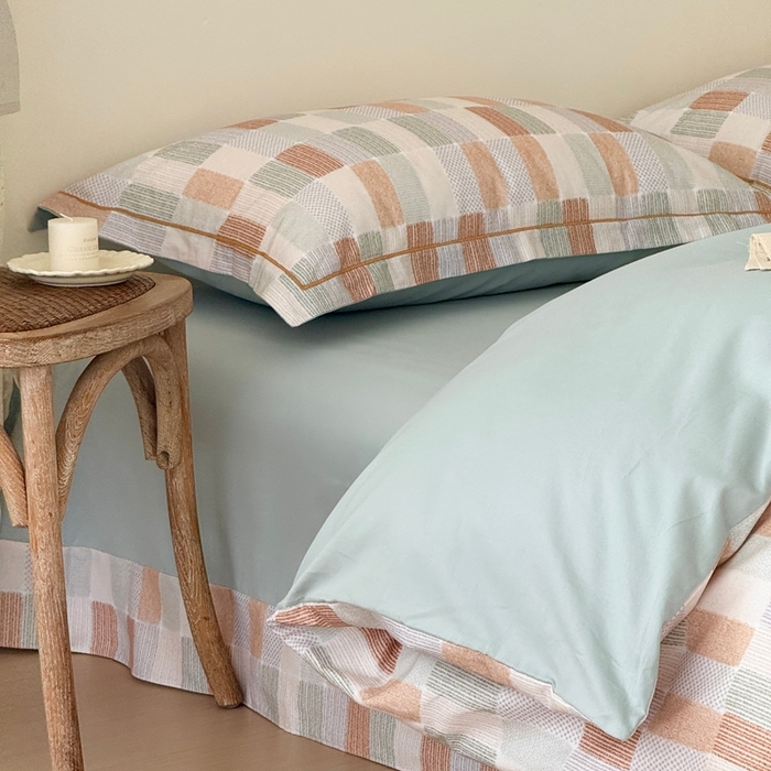 91家纺网 家纺一手货源 找家纺 于果 2025新款全棉纯棉生态磨毛四件套 闲偶