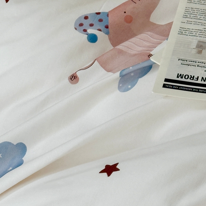 91家纺网 家纺一手货源 找家纺 于果 2025新款全棉纯棉生态磨毛四件套 向云端