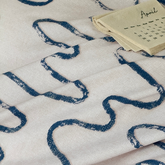 91家纺网 家纺一手货源 找家纺 于果 2025新款全棉纯棉生态磨毛四件套 幸运熊-蓝