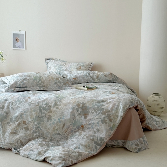 91家纺网 家纺一手货源 找家纺 于果 2025新款全棉纯棉生态磨毛四件套 颜序