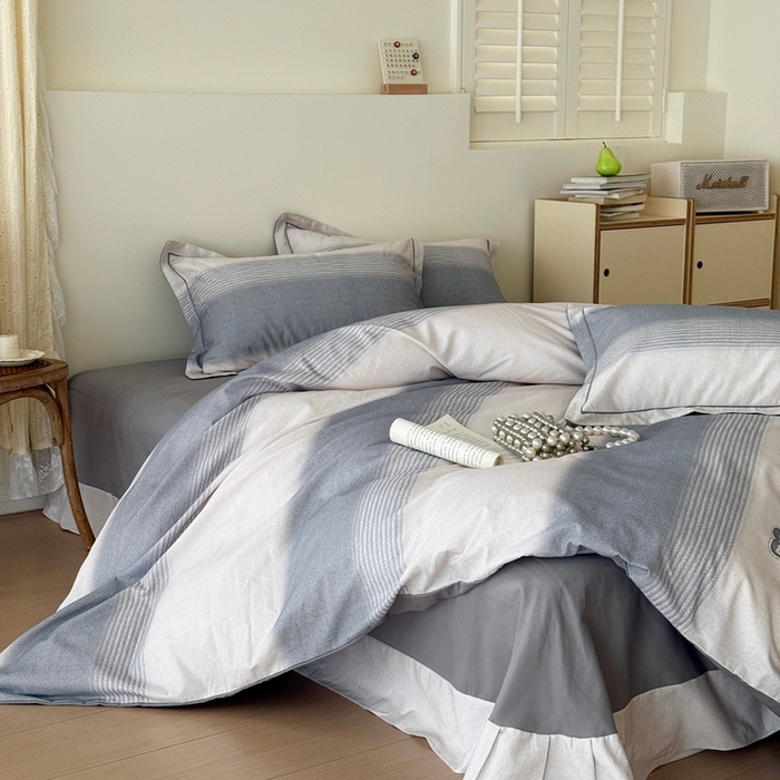 91家纺网 家纺一手货源 找家纺 于果 2025新款全棉纯棉生态磨毛四件套 悠颂