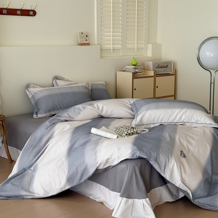 91家纺网 家纺一手货源 找家纺 于果 2025新款全棉纯棉生态磨毛四件套 悠颂