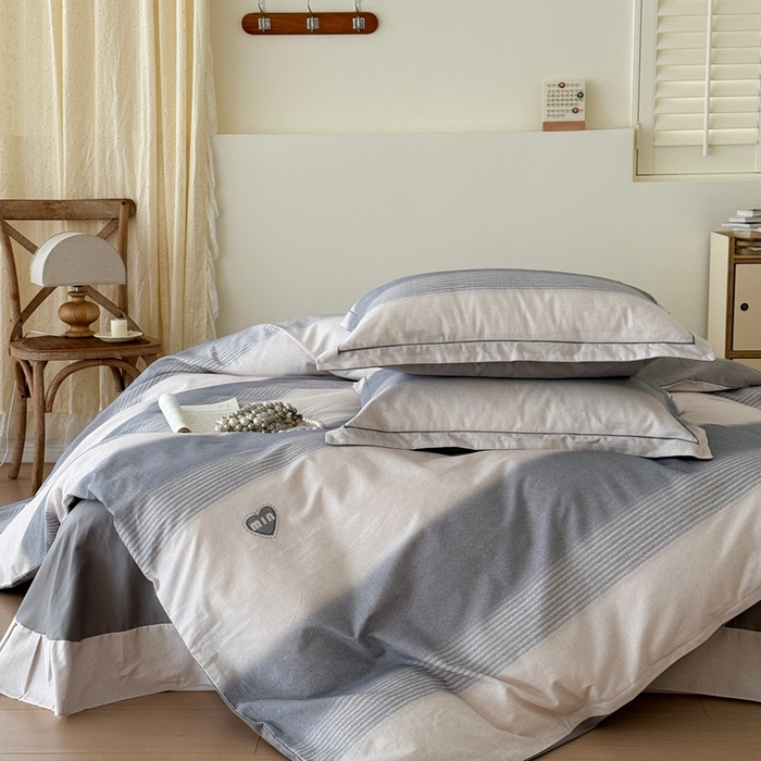 91家纺网 家纺一手货源 找家纺 于果 2025新款全棉纯棉生态磨毛四件套 悠颂