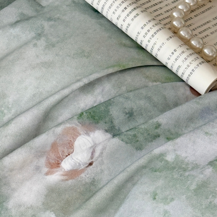 91家纺网 家纺一手货源 找家纺 于果 2025新款全棉纯棉生态磨毛四件套 悠悠花园