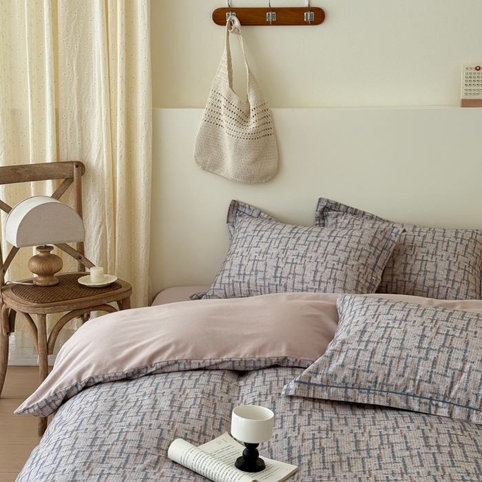 91家纺网 家纺一手货源 找家纺 于果 2025新款全棉纯棉生态磨毛四件套 追影