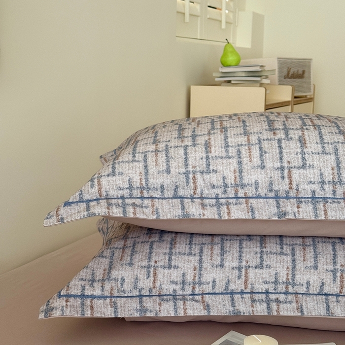 91家纺网 家纺一手货源 找家纺 于果 2025新款全棉纯棉生态磨毛四件套 追影