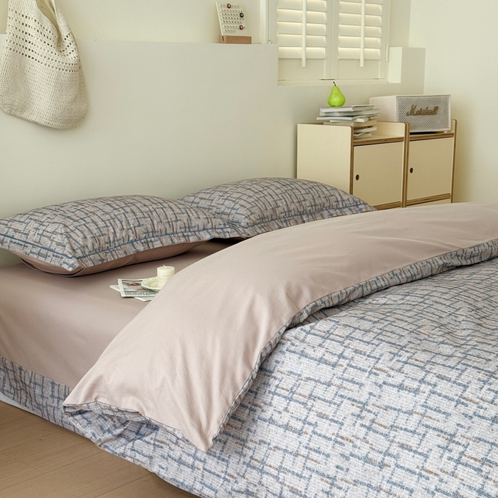 91家纺网 家纺一手货源 找家纺 于果 2025新款全棉纯棉生态磨毛四件套 追影