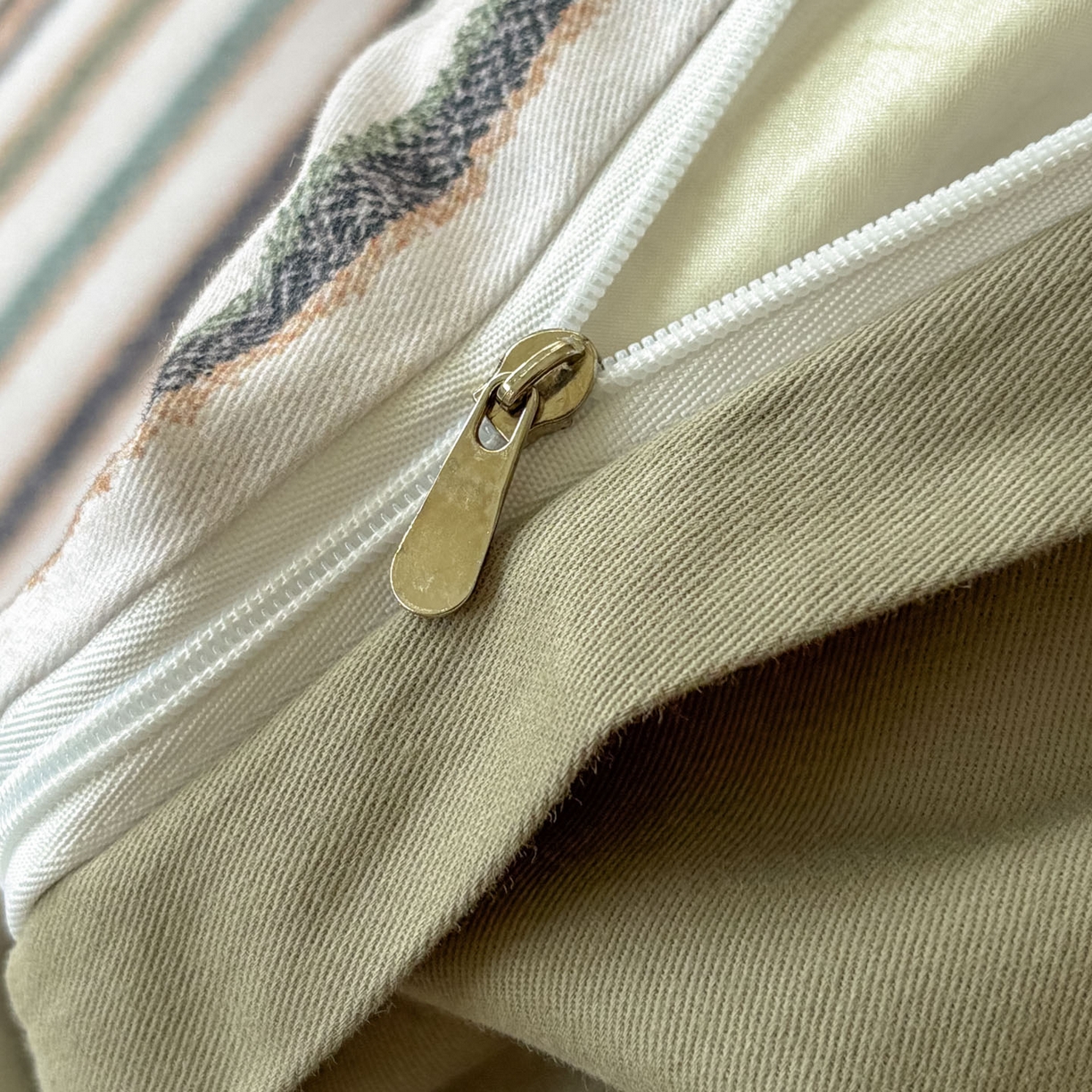 91家纺网 家纺一手货源 找家纺 田野 2025新款全棉13360加厚磨毛印花四件套 清游-绿