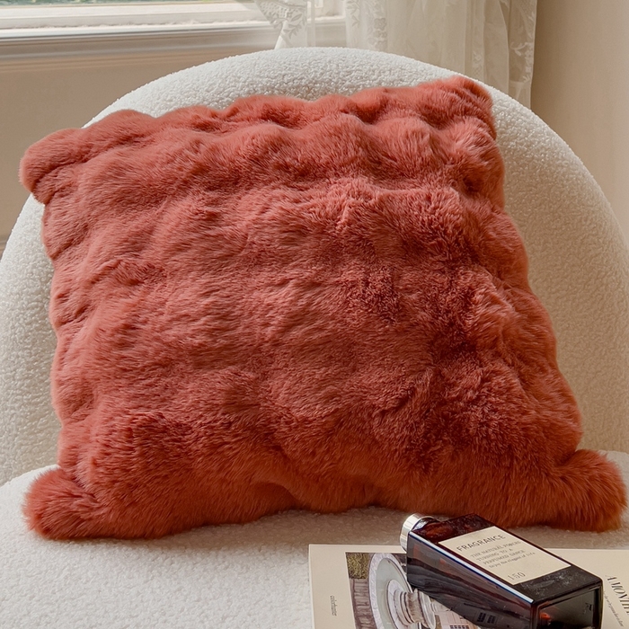 91家纺网 家纺一手货源 找家纺 （总）奥裕2025新款A类480克托斯卡纳大兔毛仿皮草兔兔绒午睡毛毯（含包装）