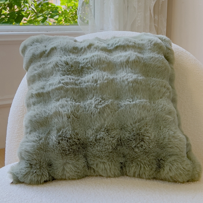 91家纺网 家纺一手货源 找家纺 （总）奥裕2025新款A类480克托斯卡纳大兔毛仿皮草兔兔绒午睡毛毯（含包装）