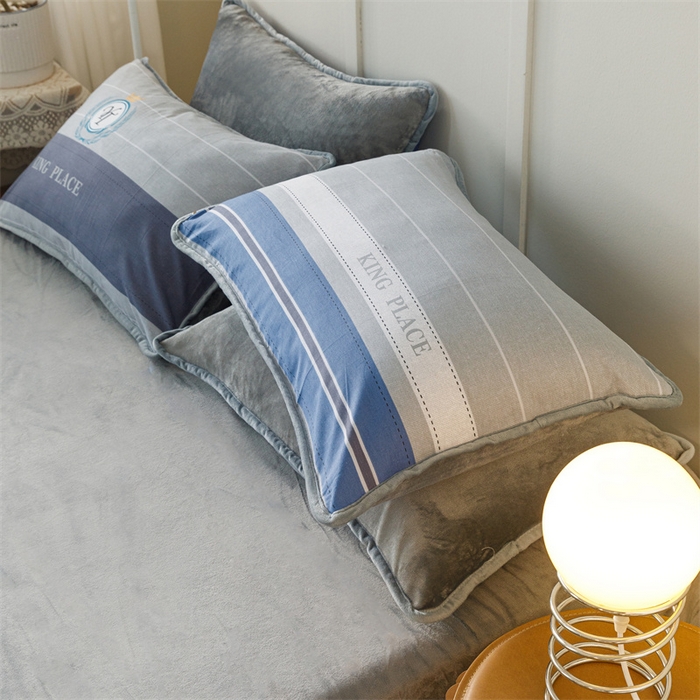 91家纺网 家纺一手货源 找家纺 红粉佳人家纺 2025新款A类棉加绒印花单被套被套单件 皇家学院