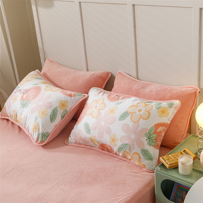 91家纺网 家纺一手货源 找家纺 红粉佳人家纺 2025新款A类棉加绒印花单被套被套单件 卡布林