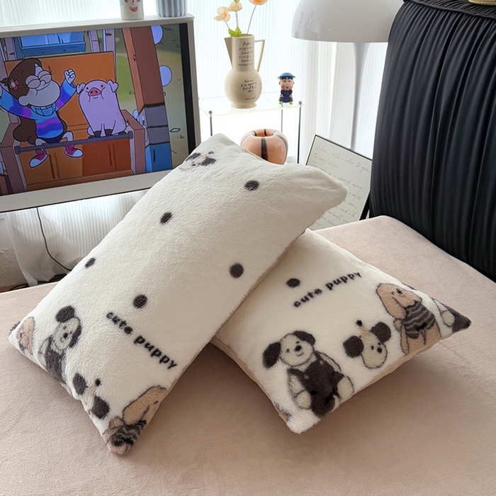 91家纺网 家纺一手货源 找家纺 HL原创 2025新款兔毛绒四件套 小萌物