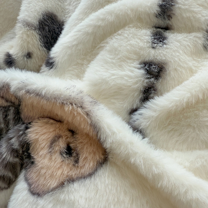 91家纺网 家纺一手货源 找家纺 HL原创 2025新款兔毛绒四件套 小萌物