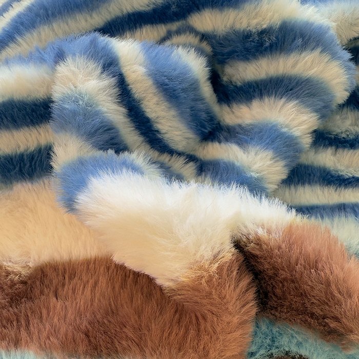 91家纺网 家纺一手货源 找家纺 HL原创 2025新款兔毛绒四件套 英伦风