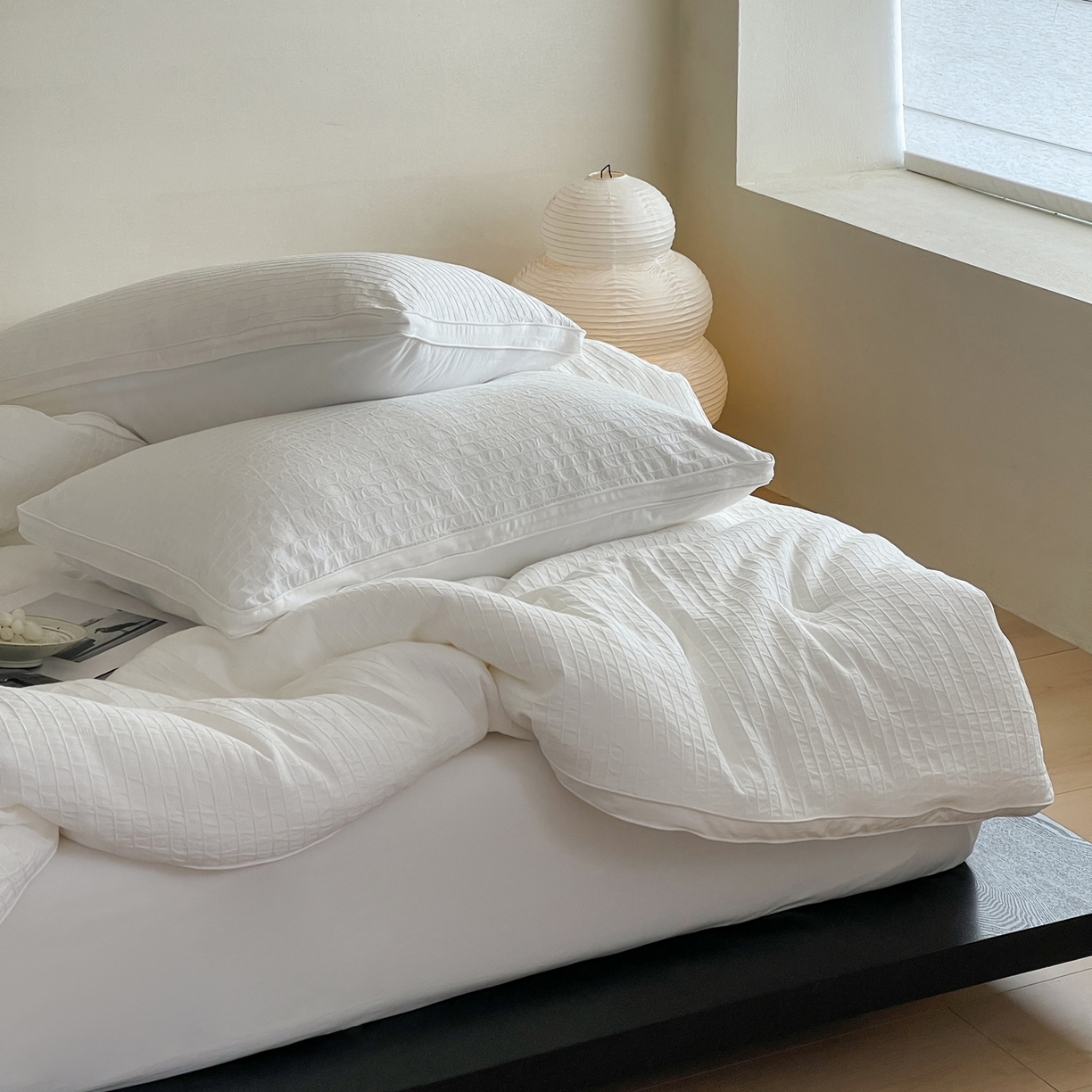 91家纺网 家纺一手货源 找家纺 （总）一加一 2025新款全棉大提花益生菌立体抗菌被子被芯