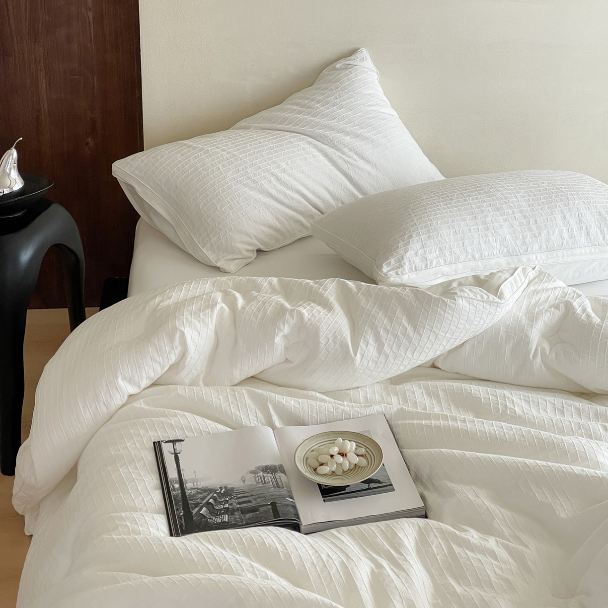 91家纺网 家纺一手货源 找家纺 （总）一加一 2025新款全棉大提花益生菌立体抗菌被子被芯