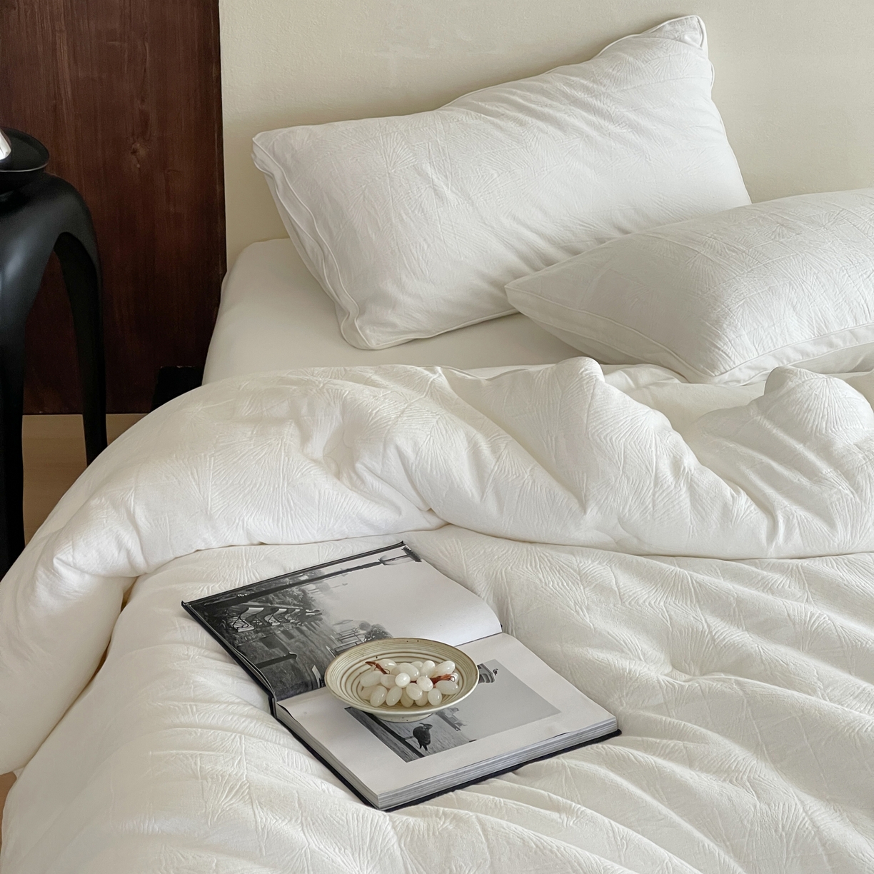 91家纺网 家纺一手货源 找家纺 一加一 2025新款全棉大提花益生菌立体抗菌被子被芯 山木花亭