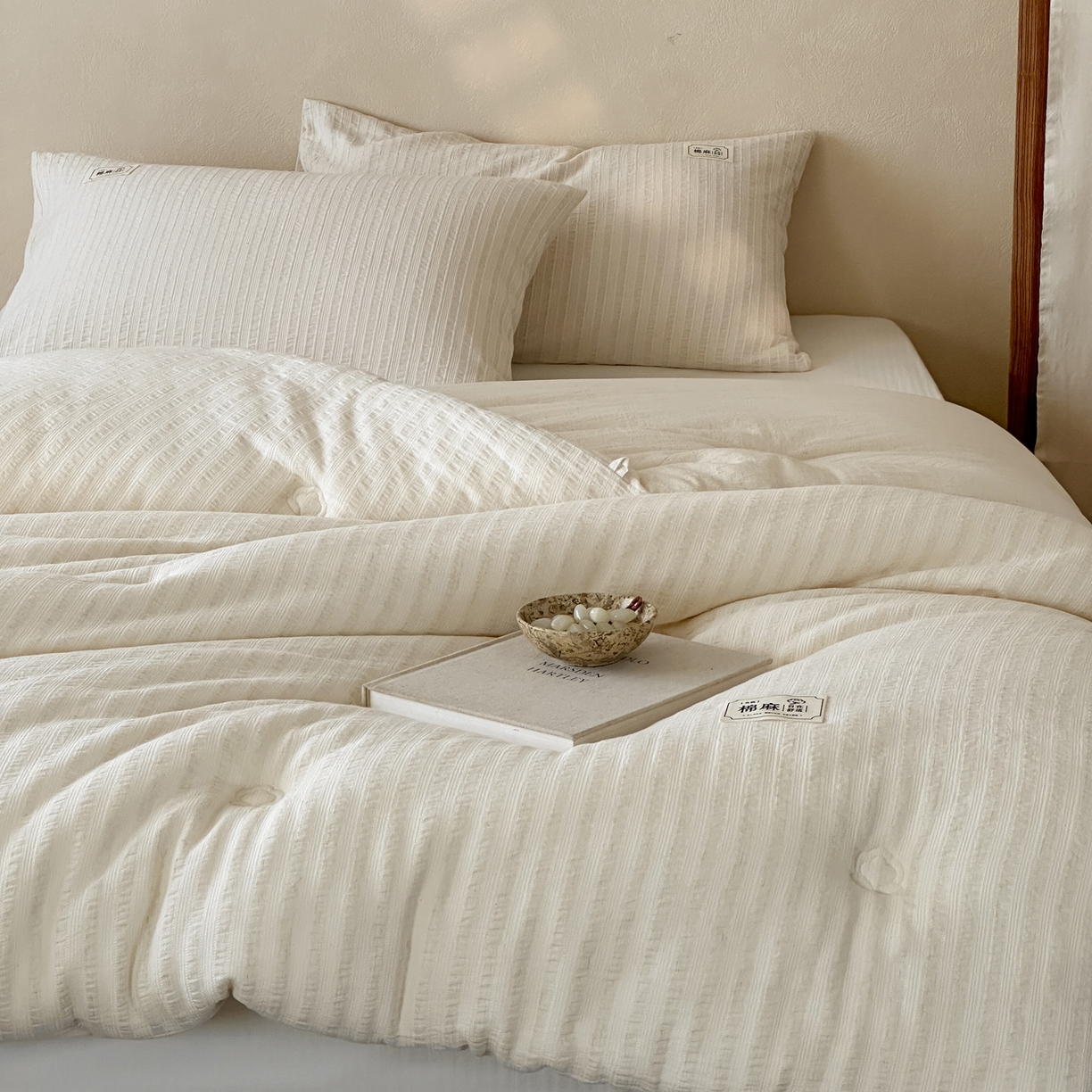 91家纺网 家纺一手货源 找家纺 （总）一加一 2025新款生态棉麻棉花被-莱茵棉语