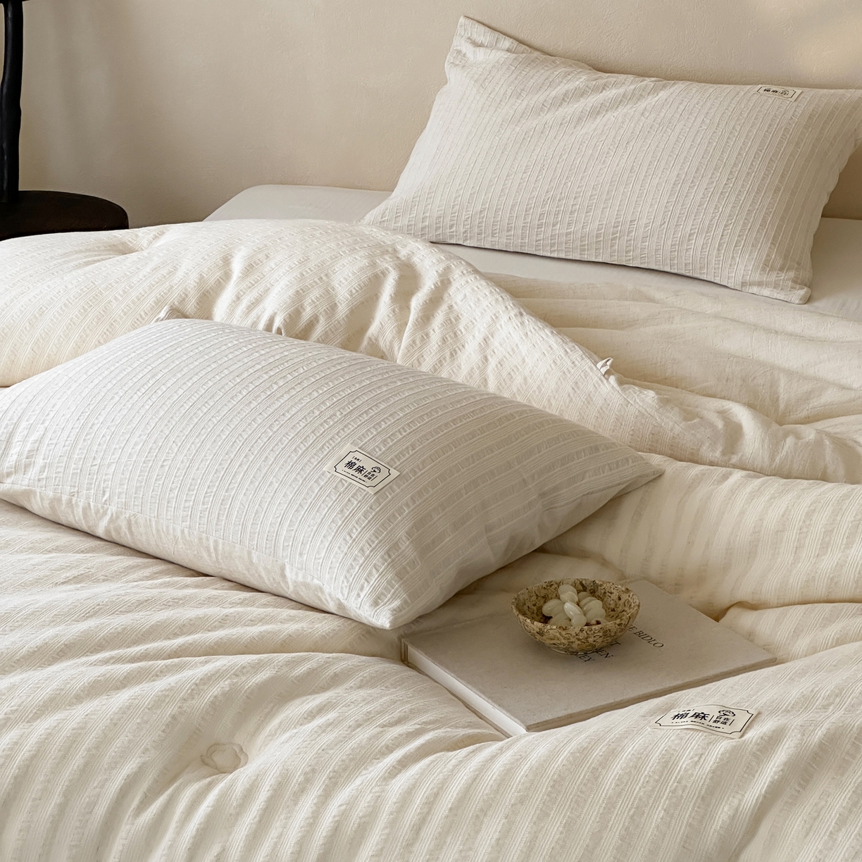 91家纺网 家纺一手货源 找家纺 （总）一加一 2025新款生态棉麻棉花被-莱茵棉语