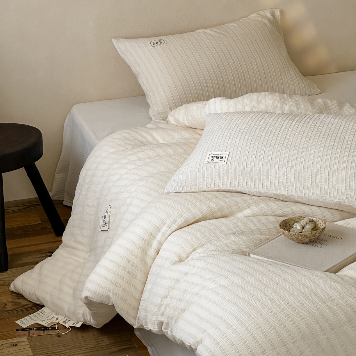 91家纺网 家纺一手货源 找家纺 （总）一加一 2025新款生态棉麻棉花被-莱茵棉语