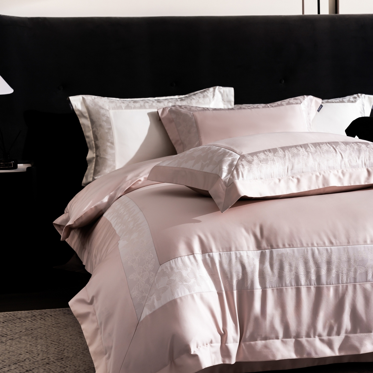 91家纺网 家纺一手货源 找家纺 （总）MIU缪家居 2025新款100支全棉四件套-卡缦【控价368】