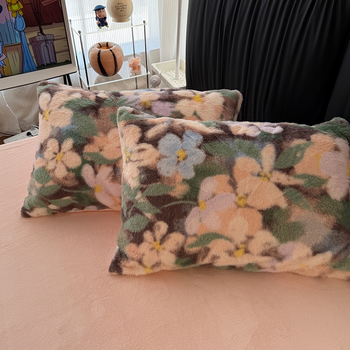 91家纺网 家纺一手货源 找家纺 （总）HL原创 2025新款兔毛绒单品被套单件被套