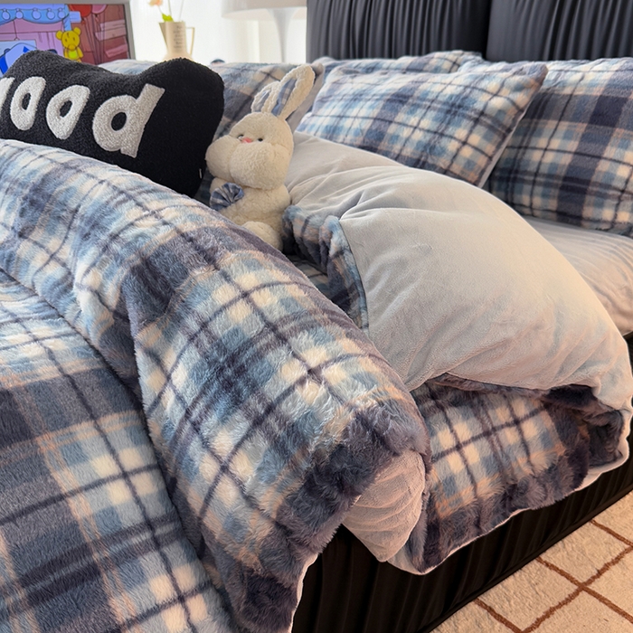 91家纺网 家纺一手货源 找家纺 HL原创 2025新款兔毛绒单品被套单件被套 魔法学院