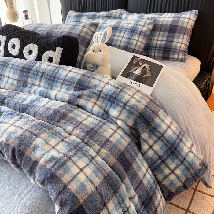 91家纺网 家纺一手货源 找家纺 HL原创 2025新款兔毛绒单品被套单件被套 魔法学院