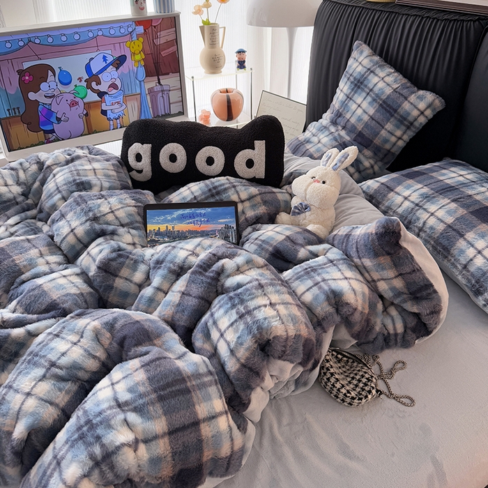 91家纺网 家纺一手货源 找家纺 HL原创 2025新款兔毛绒单品被套单件被套 魔法学院