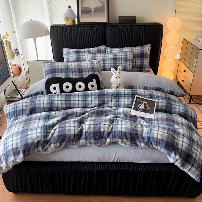 91家纺网 家纺一手货源 找家纺 HL原创 2025新款兔毛绒单品被套单件被套 魔法学院