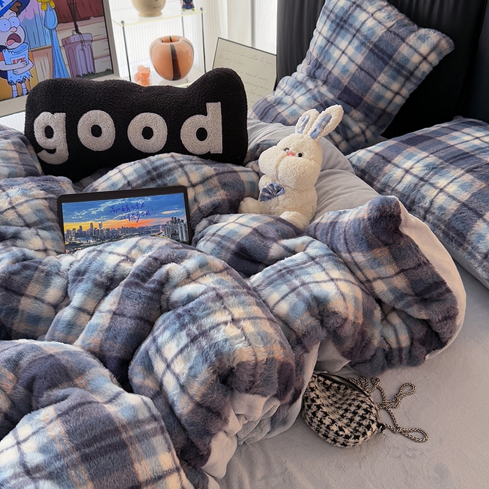 91家纺网 家纺一手货源 找家纺 HL原创 2025新款兔毛绒单品被套单件被套 魔法学院